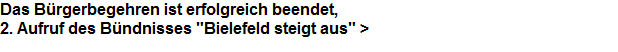 Das Brgerbegehren ist erfolgreich beendet, 










2. Aufruf des Bndnisses "Bielefeld steigt aus" >