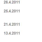 26.4.2011



































































































    25.4.2011













































































































































    21.4.2011



































































































    13.4.2011





















































































































































    11.4.2011